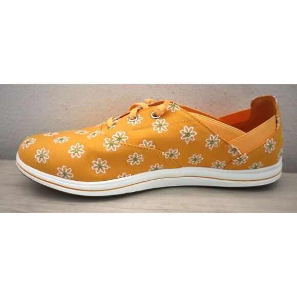 Clarks Cloudsteppers Women's Sz 12W Yellow Interest Breeze Ave Sneakers - Picture 5 of 9